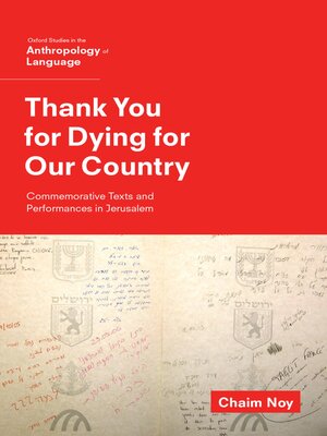 cover image of Thank You for Dying for Our Country